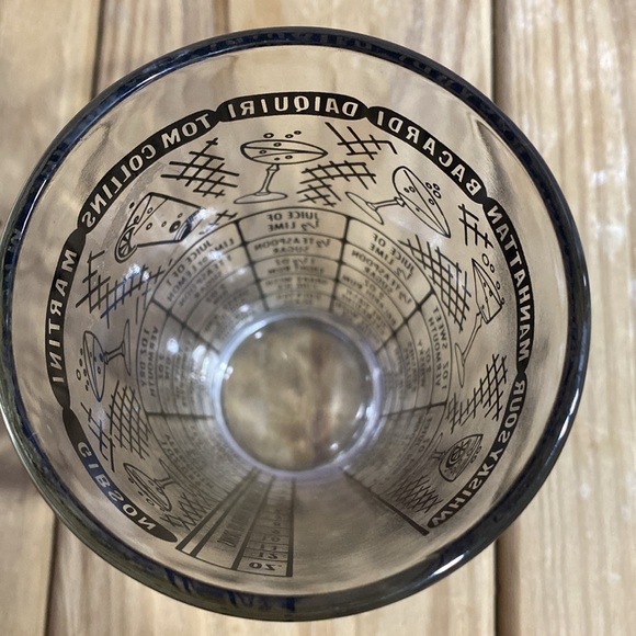 Federal Glass Vintage Cocktail Mixer Multiply Ingredients By Number Of Drinks !! - Picture 6 of 9